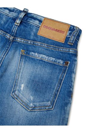 jeans in cotone blu DSQUARED KIDS | DQ2829D0ABWDQ01